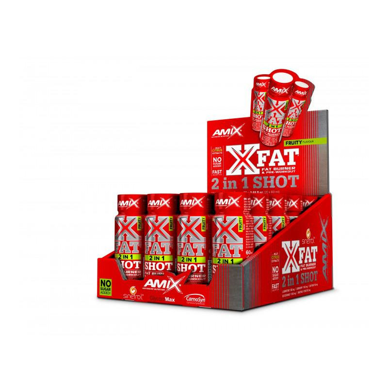 X-Fat 2 IN 1 Shot 20*60 ml Fruity