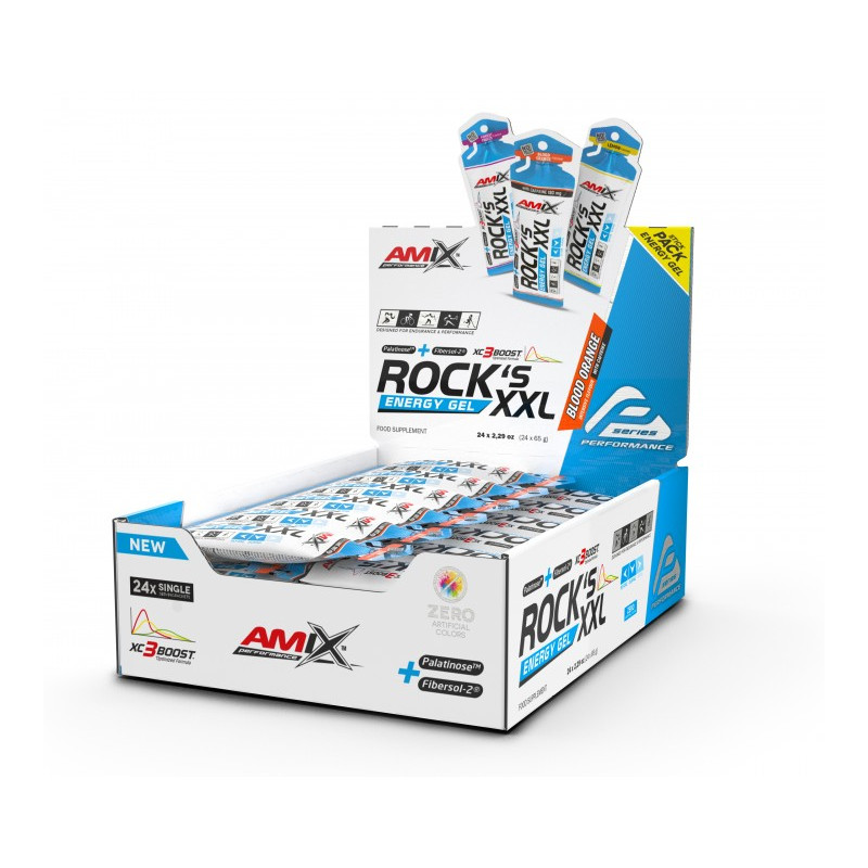 Rock´s Gel XXL con Cafeína 24 x 65 Grms