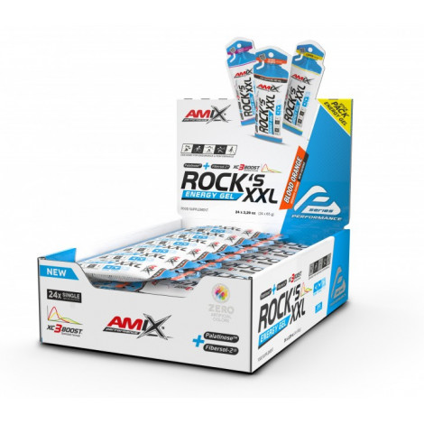 Rock´s Gel XXL con Cafeína 24 x 65 Grms