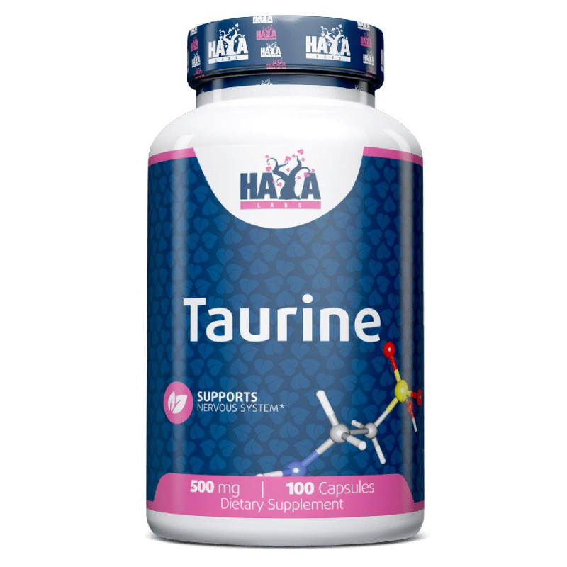 Taurine 500 mg  - 100 Caps 