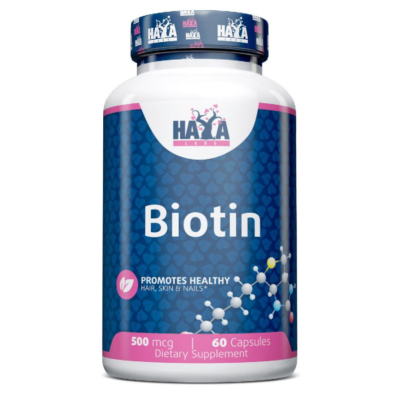 Biotin 500 mcg  - 60 Caps 