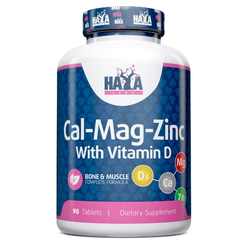 Calcium Magnesium & Zinc With Vitamin D 90 Tabs 