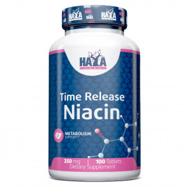 Niacin -Time Release- 250 mg - 100 Tabs 