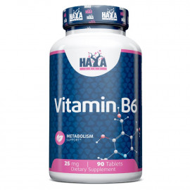 Vitamin B6 - 25 mg  - 90 Tabs 