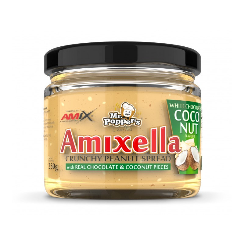 Amixella® Peanut Spread 250 Grms Choco Blanco-Coco