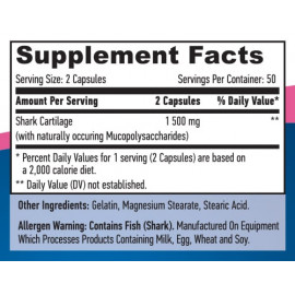 Shark Cartilage 750 mg  - 100 Caps