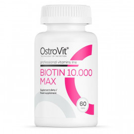 Biotin 10 000 Max 60 Tabs