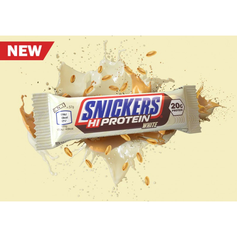 Snickers Hi Protein Bar 57g White