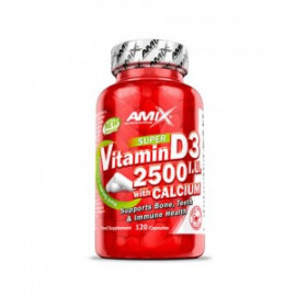 Vitamin D3 2500 iu with Calcium 120 Caps