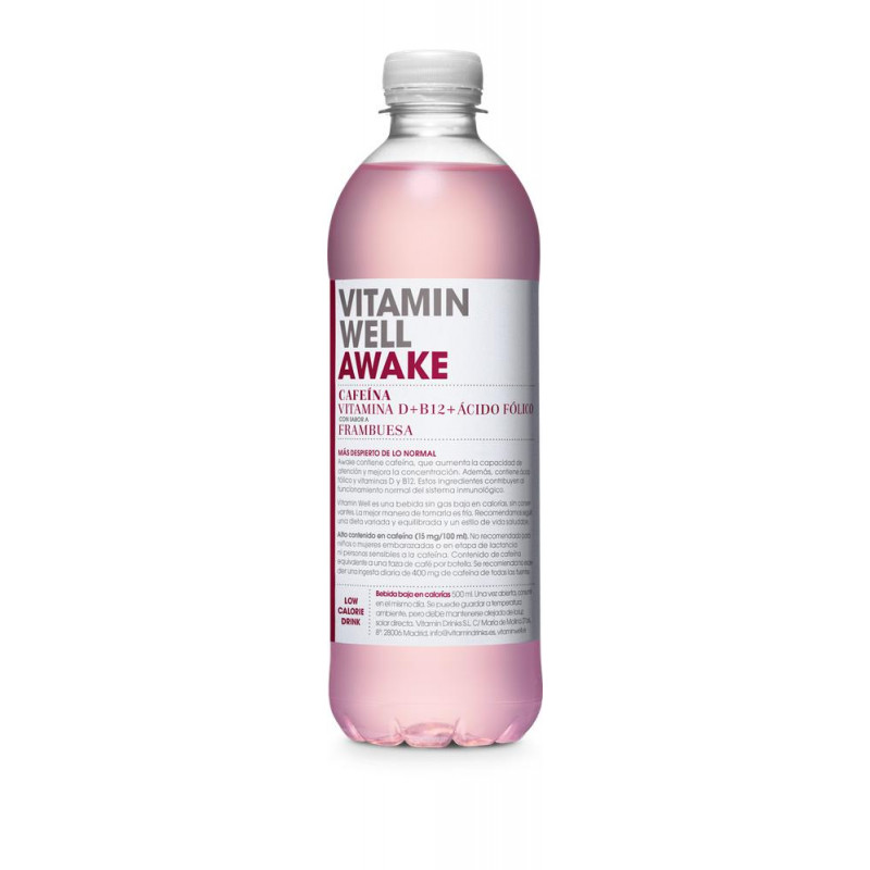 Vitamin Well AWAKE Frambuesa 0 5L