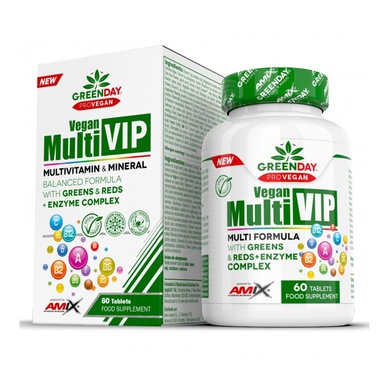 GREEENDAY® ProVegan Multi VIP 60 Tabs