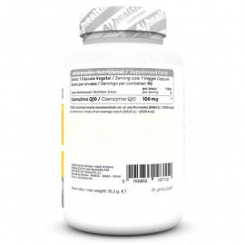 Co-Q10 100 mg. - 90 Capsula Vegetal Facts