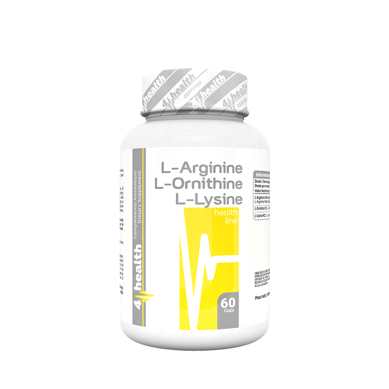 L-Arginine L-Ornithine L-Lysine 60 Caps