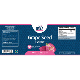 Grapeseed Extract 100 mg. - 120 Caps.