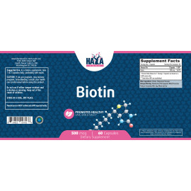 Biotin 500 mcg. - 60 Caps.