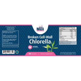 Broken Cell Wall Chlorella 500 mg. - 100 Caps.