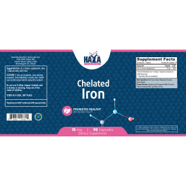 Chelated Iron 15 mg. - 90 Caps.