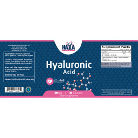Hyaluronic Acid 40 mg. - 30 Caps.