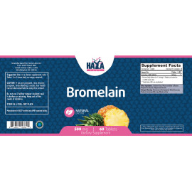 Bromelaine 500  mg. 60 Caps.