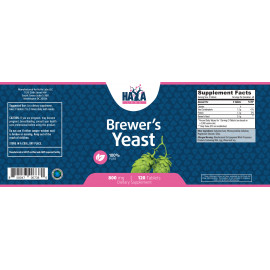 Brewer'S Yeast 800 mg. 120 Tabs.