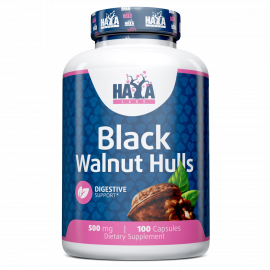 Black Walnut Hulls 500 mg. - 100 Caps.