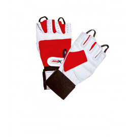 Guantes de Muñequera Color Rojo-blanco