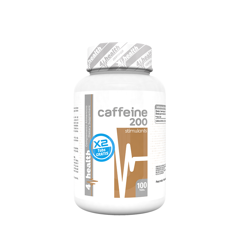 4-PRO Caffeine 200 mg - 100 Tabs + 100 Tabs Free
