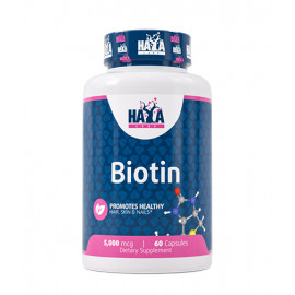 Biotin 5,000 mcg. - 60 Caps.