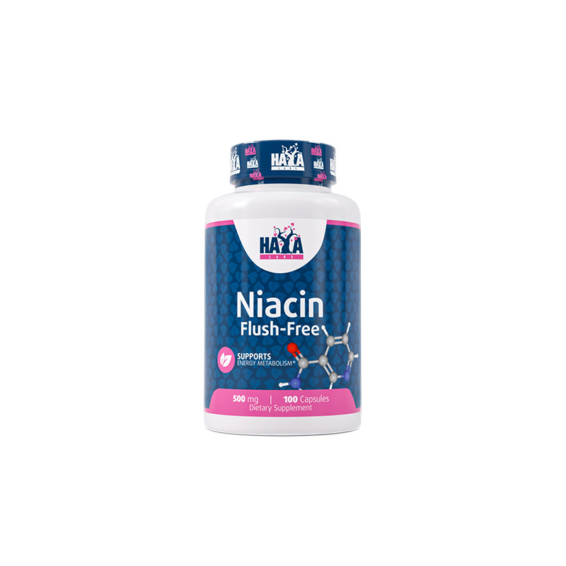 Niacin - Flush-Free- 500 mg - 100 Caps.