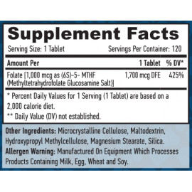 Methyl Folate 1000 mcg 120...