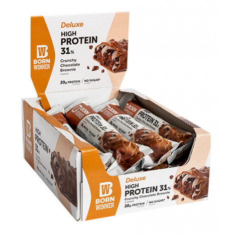 Deluxe CRUNCHY Protein Bar 12 x 64 g