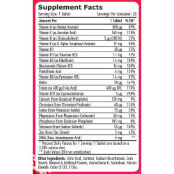 Complete Multivitamin 20 Effervescent Tabs facts