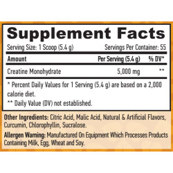 Creatine Monohydrate 300 Grms facts
